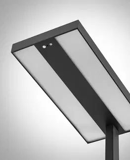 Stojací lampa Arcchio Logan Pro LED stojací lampa senzor 4 000 K černá