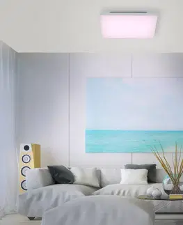 Inteligentní stropní svítidla Q-Smart-Home Paul Neuhaus Q-FRAMELESS stropní světlo 45x45cm