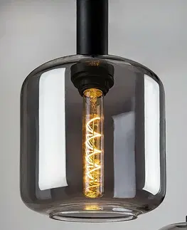 Moderní závěsná svítidla Rabalux závěsné svítidlo Lissandra E27 3x MAX 40W matná černá 72103