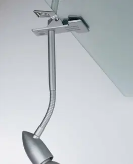 Lampy na noční stolek PAULMANN Bodovka na skřipci Gesa GU10 max 3,5 W matný chrom 954.25 P 95425