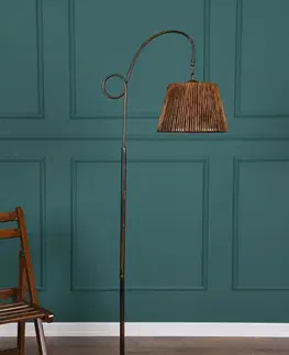 Svítidla Opviq Stojací lampa Cardone 162 cm růžovo-zlatá