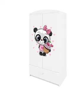 Dětský nábytek Kocot kids Dětská šatní skříň BABYDREAMS Panda bílá