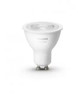 LED žárovky PHILIPS HUE Hue Bluetooth LED White žárovka GU10 5.2W 400lm 2700K set 2 ks