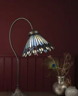 Svítidla Stolní Tiffany lampa Karlotta - Ø 20*51 cm  Clayre & Eef 5LL-6163