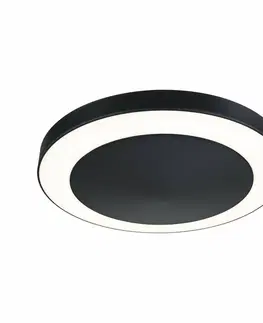 LED venkovní stropní svítidla PAULMANN LED stropní svítidlo Circula soumrakový senzor a pohybové čidlo pohybové čidlo teplá bílá IP44 kruhové 320mm 3000K 14W 230V antracit umělá hmota