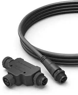 Chytré osvětlení Hue Prodlužovací kabel 2,5m s T-rozbočovačem Philips 17489/30/PN IP67 nízkonapěťový