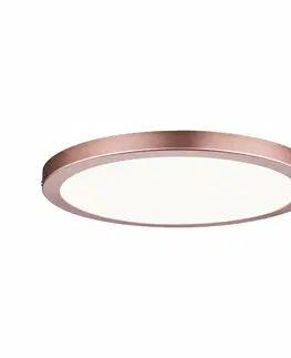 LED stropní svítidla Paulmann Atria LED Panel kruhové 19W růžová zlatá 709.40 P 70940