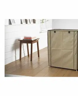 Úložné boxy Compactor Textilní botník Compactor Oxford - 4 patra, 59 x 29 x 70 cm béžový