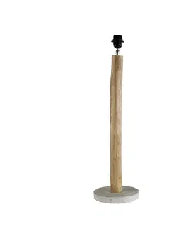 Lampy Dřevěná základna ke stolní lampě Eukalyptus - Ø 20*71cm/E27 Mars & More AALVEC60