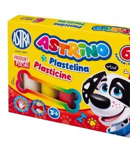 Hračky ASTRA - ASTRINO Školní plastelína 6 barev, 303221001