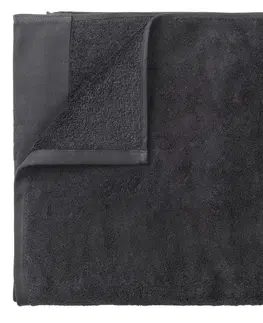 Ručníky Ručník 100 x 50 cm, šedočerná BLOMUS