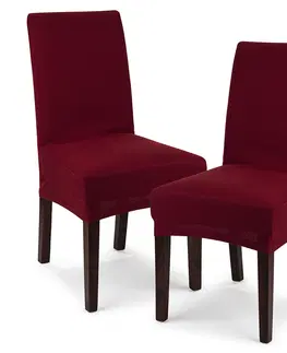 Doplňky do ložnice 4Home Multielastický potah na židli Comfort bordó, 40 - 50 cm, sada 2 ks
