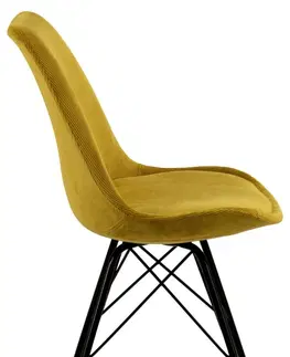 Židle Actona Jídelní židle Eris žlutá