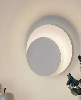 Nástěnná svítidla EMIBIG LIGHTING Nástěnné světlo Circle v kulatém tvaru, bílá