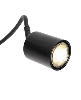 Bodova svetla Moderní stropní bodové svítidlo černé nastavitelné 4-světelné - Java