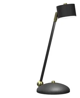 Lampy  Stolní lampa ARENA 1xGX53/11W/230V černá/zlatá 