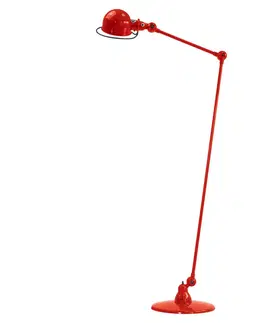 Stojací lampy Jieldé Jieldé Loft D1240 stojací lampa, kloub, červená