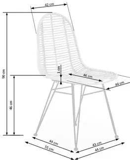 Židle Jídelní židle K337 Halmar Přírodní