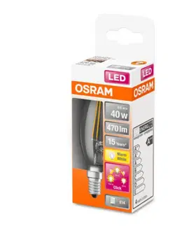 Stmívatelné LED žárovky OSRAM OSRAM Classic B LED žárovka E14 4W 827 stmívací