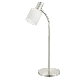 Lampy Eglo Eglo - LED Stolní lampa MY CHOICE 1xE14/4W/230V chrom/bílá 