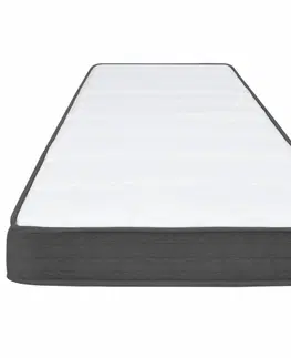 Postele Boxspringová postel 140x200 cm šedá Dekorhome