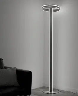 Inteligentní stojací lampy Q-Smart-Home Paul Neuhaus Q-Vito, stojací lampa, rovná s kruhem