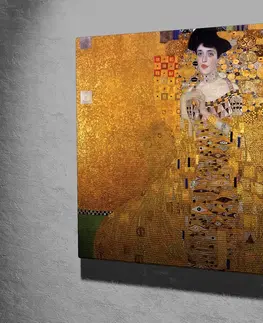 Obrazy Wallity Reprodukce obrazu Zlatá Adel KC248 45x45 cm