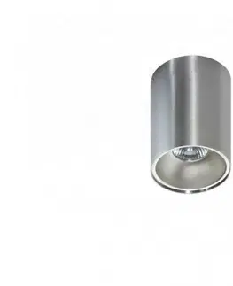 Moderní bodová svítidla Stropní bodové přisazené svítidlo AZzardo Remo aluminium AZ0820 GU10 1x50W IP20 9,5cm kulaté hliníkové