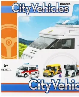 Hračky stavebnice EURO-TRADE - Stavebnice Alleblox City Vehicles 211-255ks, Mix Produktů