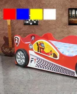 Postele Artplast Dětská postel formulka MONZA | mini Barva: Červená