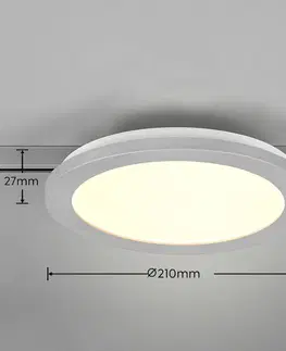 Svítidla pro 2fázový kolejnicový systém Trio Lighting LED stropní světlo Camillus DUOline, Ø 26 cm titan