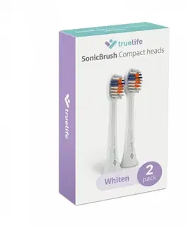 Elektrické zubní kartáčky TrueLife Náhradní hlavice na SonicBrush Compact-series heads Whiten white, 2 ks