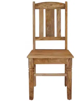 Židle Židle s žebrováním Guru z masivu mango