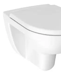WC sedátka GEBERIT DuofixBasic bez tlačítka + WC JIKA LYRA PLUS RIMLESS + SEDÁTKO DURAPLAST SLOWCLOSE 458.103.00.1 X LY2