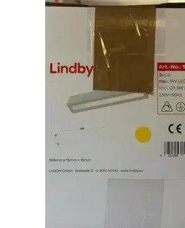 Svítidla Lindby Lindby - LED Nástěnné svítidlo TJADA 3xG9/3W/230V 