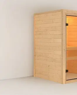 Sauny Interiérová finská sauna 146 x 146 cm Dekorhome