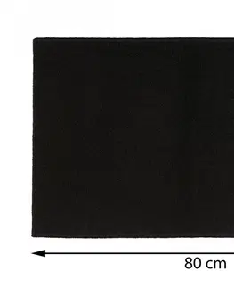 Koupelnové předložky DekorStyle Koupelnový kobereček Five 50x80 cm černý