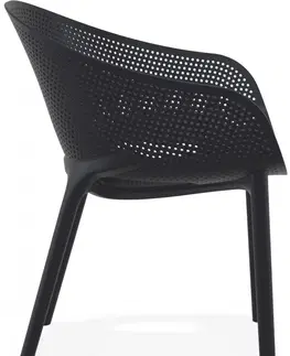 Zahradní židle Zahradní židle Dekorhome Černá