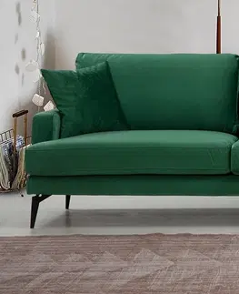 Pohovky a gauče Pohovka PAPIRA trojmístná zelená