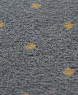 Koberce a koberečky Dywany Lusczow Koberec AKTUA Mila šedý, velikost 400x500