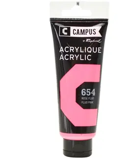 Hračky CAMPUS - SE akryl farba 100 ml Fluo Pink 654