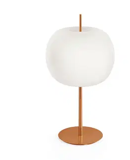 Stolní lampy Kundalini Kundalini Kushi XL stolní lampa, měď/bílá