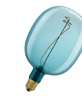 LED žárovky OSRAM LEDVANCE Vintage 1906 BALLON BLUE DIM 10 4.5W/1600K E27 4058075761872