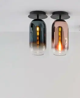 Moderní stropní svítidla Artemide Gople Mini stropní - černá / měď 1414340A