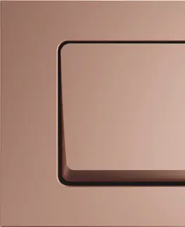 Ovládací tlačítka MEXEN Fenix 10 XS splachovací tlačítko, růžové zlato 601005