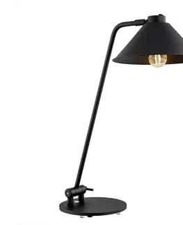 Lampy Argon Argon 4998 - Stolní lampa GABIAN 1xE27/15W/230V černá 