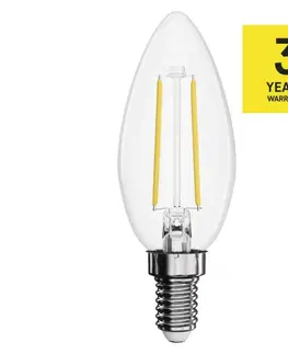 LED žárovky EMOS LED žárovka Filament svíčka / E14 / 1,8 W (25 W) / 250 lm / neutrální bílá ZF3201