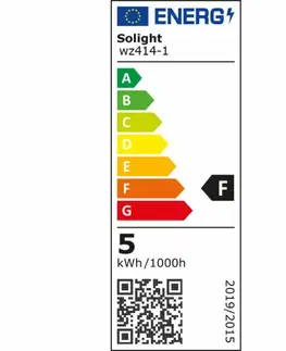 LED žárovky Solight LED žárovka reflektorová, R50, 5W, E14, 4000K, 440lm, bílé provedení WZ414-1