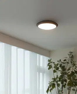 Stropní svítidla s čidlem pohybu Lindby LED venkovní stropní svítidlo Naira se senzorem