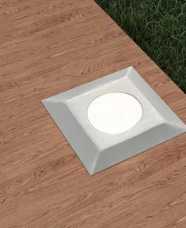 Nájezdová svítidla Lindby Lindby Gracelle LED podlahové světlo, 3 ks hranaté
